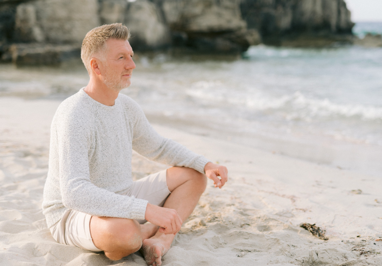 Michael Pilarczyk Meditation Moments meditating